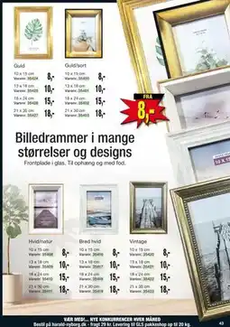 Harald Nyborg Billedrammer i mange størrelser og designs tilbud