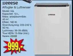 Harald Nyborg Affugter & Luftrenser, DKK 999 tilbud