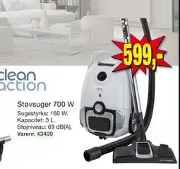 Harald Nyborg Støvsuger 700 W, DKK 599 tilbud