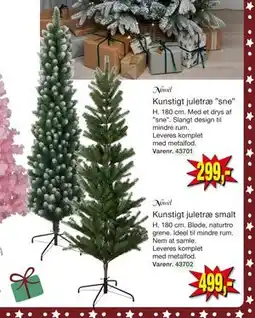 Harald Nyborg Kunstigt juletræ smalt, DKK 499 tilbud