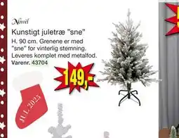 Harald Nyborg Kunstigt juletræ ”sne”, DKK 149 tilbud
