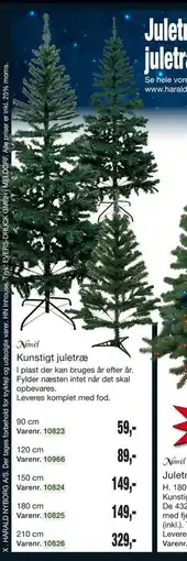 Harald Nyborg Kunstigt juletræ tilbud