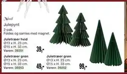 Harald Nyborg Juletræer hvid tilbud