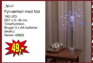 Harald Nyborg Fyrværkeri med fod, DKK 49 tilbud