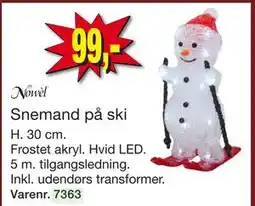 Harald Nyborg Snemand på ski, DKK 99 tilbud