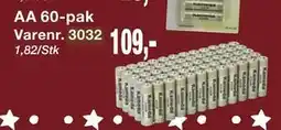 Harald Nyborg Alkaline batterier, DKK 109 tilbud
