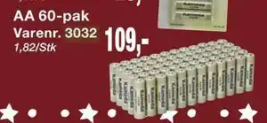 Alkaline batterier, DKK 109