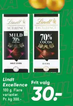 Bilka Lindt Excellence tilbud