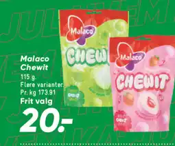 Bilka Malaco Chewit tilbud