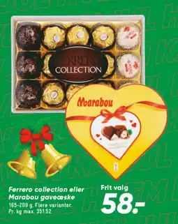 Bilka Ferrero collection eller Marabou gaveæske 1 tilbud