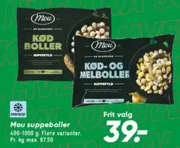Bilka Mou suppeboller tilbud