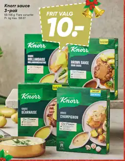 Bilka Knorr sauce 3-pak tilbud