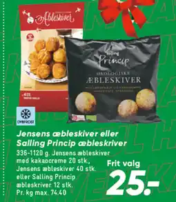 Bilka Jensens æbleskiver eller Salling Princip æbleskriver tilbud