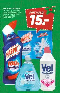 Bilka Vel eller Harpic tilbud