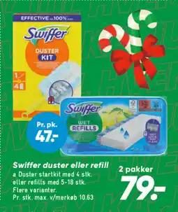 Bilka Swiffer duster eller refill tilbud