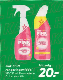 Bilka Pink Stuff rengøringsmiddel tilbud
