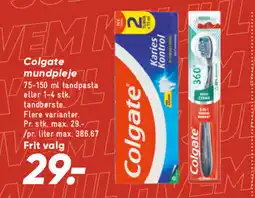 Bilka Colgate mundpleje tilbud