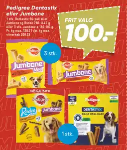 Bilka Pedigree Dentastix eller Jumbone tilbud