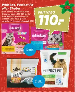 Bilka Whiskas, Perfect Fit Eller Sheba tilbud