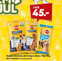 Bilka Pedigree Dentastix eller Pedigree Rodeo. tilbud