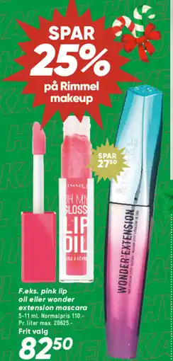 Bilka F.eks. pink lip oil eller wonder extension mascara tilbud