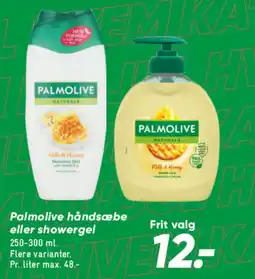 Bilka Palmolive håndsæbe eller showergel tilbud