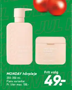 Bilka MONDAY hårpleje tilbud