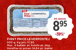 MENY First price leverpostej tilbud