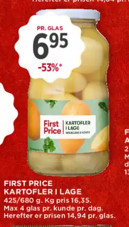 MENY First price kartofler i lage tilbud