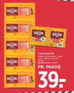 MENY Tulip bacon tilbud