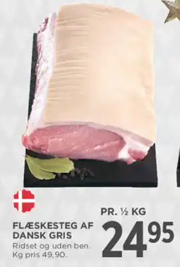 MENY Flæskesteg af dansk gris tilbud
