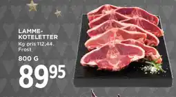 MENY Lamme- koteletter tilbud