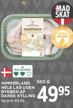 MENY Himmerland hele lår uden rygben af dansk kylling tilbud
