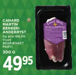 MENY Canard martín berberi andebryst tilbud