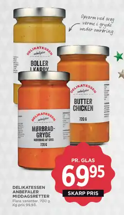 MENY Delikatessen anbefaler middagsretter tilbud