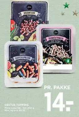 MENY Gestus topping tilbud