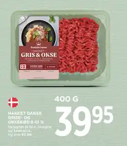 MENY Hakket dansk grise- og oksekød 8-12 % tilbud