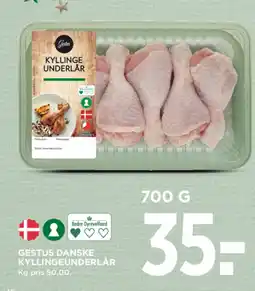 MENY Gestus danske kyllingeunderlår tilbud