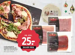 MENY Sydeuropæisk charcuteri eller gestus pizzabunde tilbud