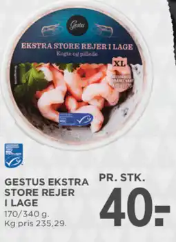 MENY Gestus ekstra store rejer i lage tilbud