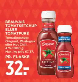 MENY Beauvais tomatketchup eller tomatpuré tilbud