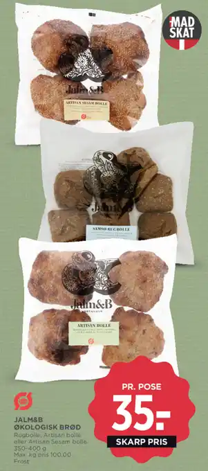 MENY Jalm&b økologisk brød tilbud