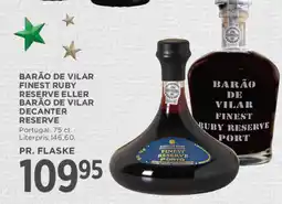 MENY Barão de vilar finest ruby reserve eller barão de vilar decanter reserve tilbud