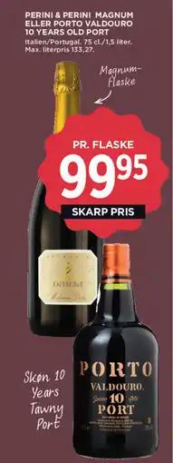 MENY Perini & perini magnum eller porto valdouro 10 years old port tilbud