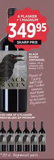 MENY Black raven zinfandel tilbud