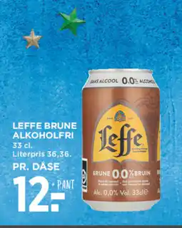 MENY Leffe brune alkoholfri tilbud