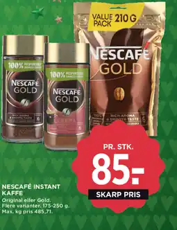 MENY Nescafé instant kaffe tilbud