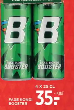 MENY Faxe kondi booster tilbud