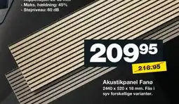 Bauhaus Akustikpanel Fanø tilbud