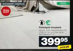 Bauhaus Parketgulv Innoplank tilbud